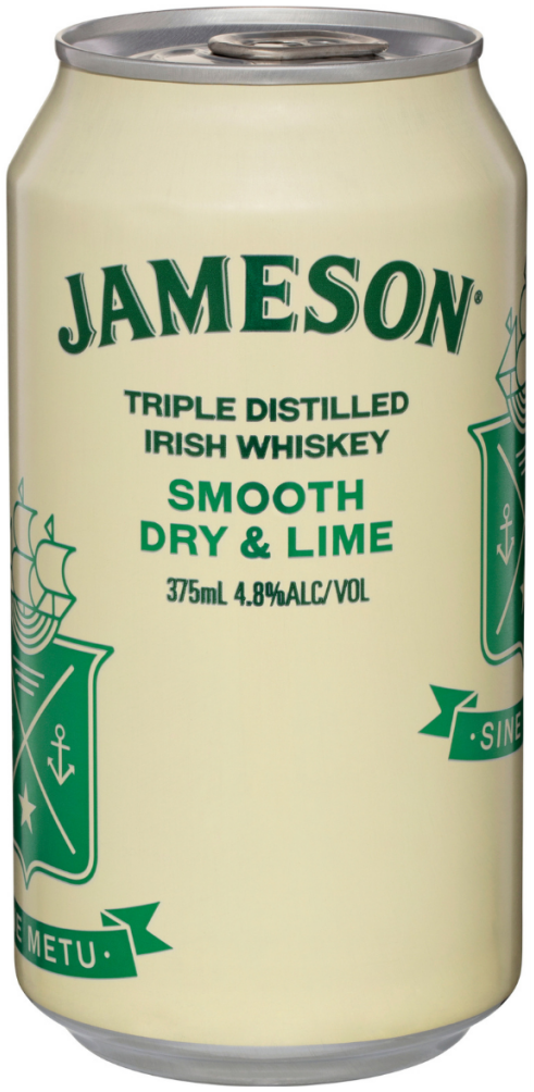 Jameson Smooth Dry & Lime 375ml