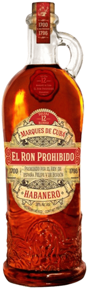 El Ron Prohibido 12 Years Habanero Rum 700ml