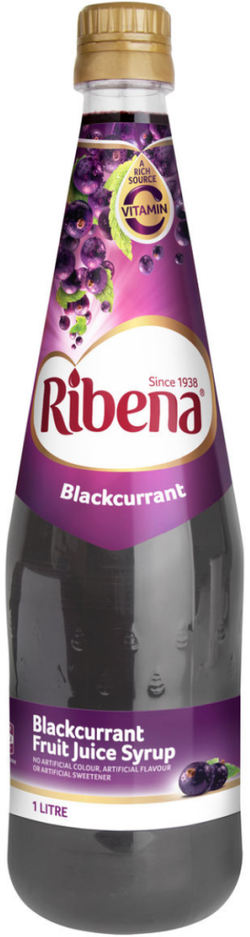Ribena Blackcurrant Syrup 1lt
