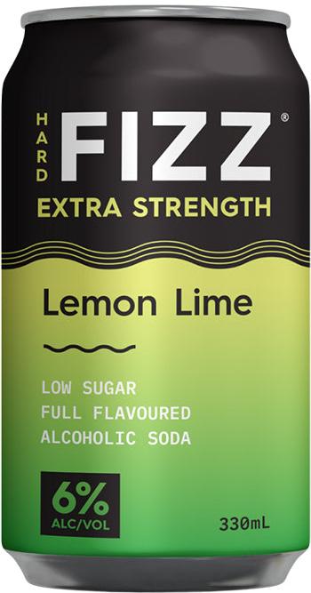 Hard Fizz Extra Strength Lemon Lime Classic 330ml