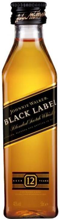 Johnnie Walker Black Label Blended Scotch Whisky Mini 50ml