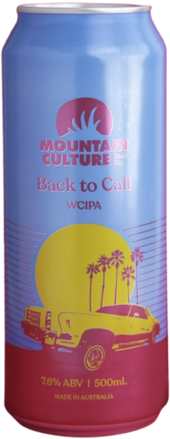 Mountain Culture Back To Cali - West Coast IPA 500ml