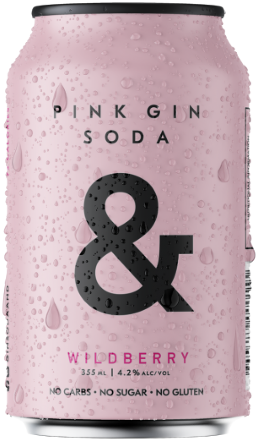 Ampersand Projects Pink Gin & Soda 355ml