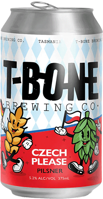 T-Bone Brewing Co Czech Please Pilsner 375ml