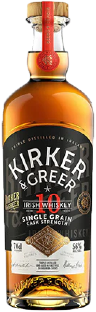 Kirker & Greer 10 Year Old Cask Strength Irish Whiskey 700ml
