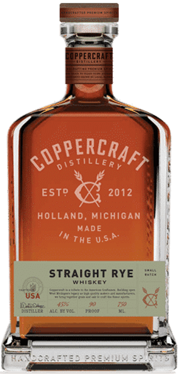 Coppercraft Straight Rye Whiskey 750ml