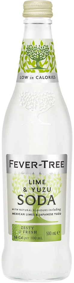 Fever Tree Lime And Yuzu Soda 500ml