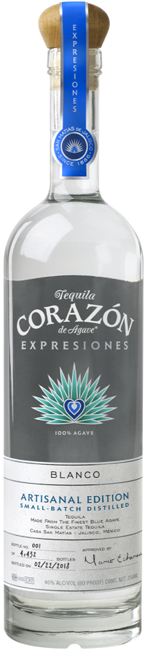 Corazon Expression Artisanal Edition Blanco Tequila 750ml