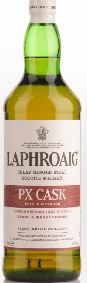 Laphroaig PX Cask Single Malt Scotch Whisky 1L