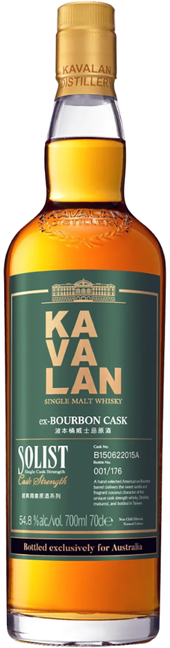 Kavalan Solist Ex Bourbon Cask Taiwanese Whisky 700ml