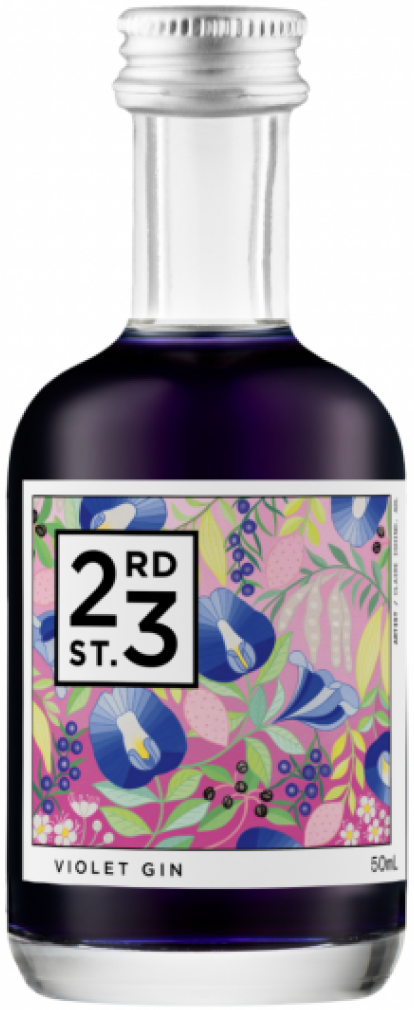 23rd Street Violet Gin Mini 50ml