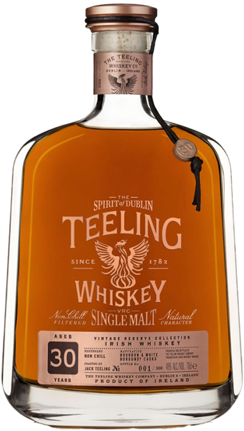 Teeling 30 Year Old Vintage Reserve Single Malt Irish Whiskey 700ml