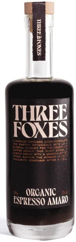 Three Foxes Organic Espresso Amaro 700ml