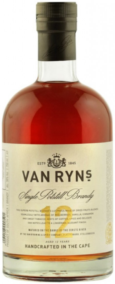 Van Ryn's 12 Year Old Single Pot Still Brandy 750ml