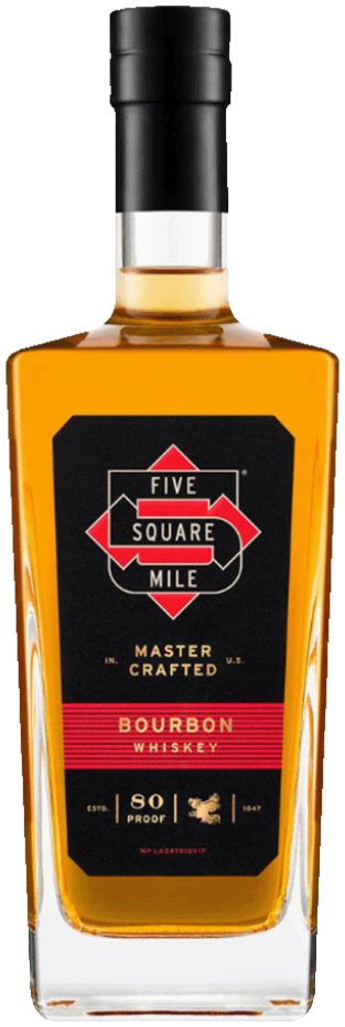 Five Square Mile Bourbon Whiskey 700ml