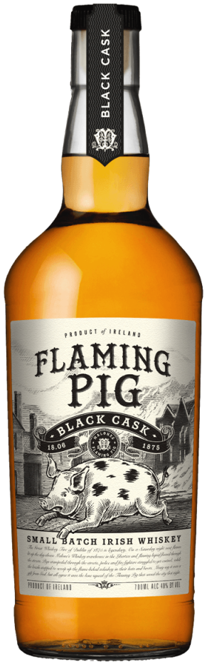 Flaming Pig Black Cask Irish Whiskey 700ml