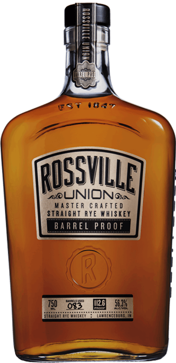 Rossville Union Barrel Proof Straight Bourbon Whiskey 750ml