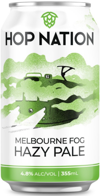 Hop Nation Melbourne Fog Hazy Pale Ale 355ml