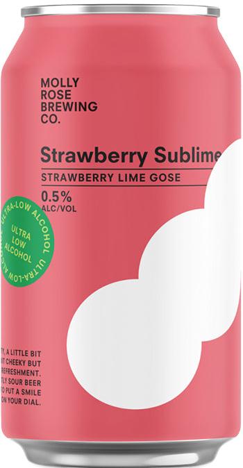 Molly Rose Brewing Strawberry Sublime Strawberry & Lime Gose 375ml