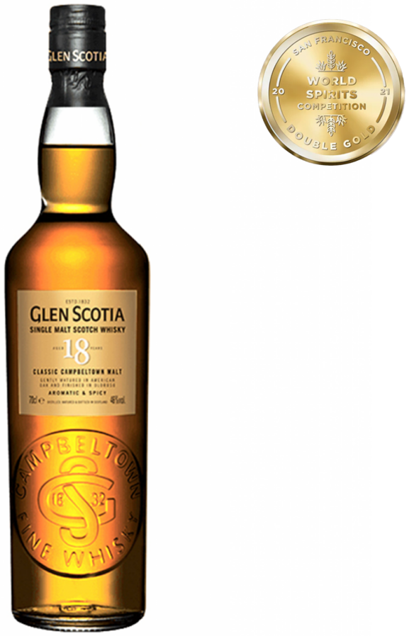 Glen Scotia 18 Year Old Single Malt Scotch Whisky 700ml