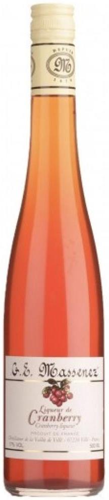 Massenez Cranberry Liqueur 500ml