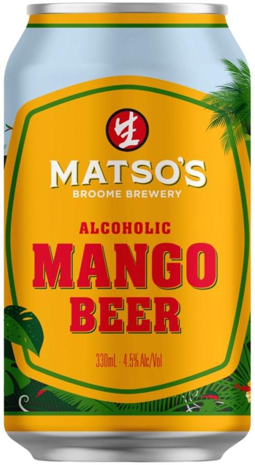 Matso's Broome Brewery Mango Beer Cans 330ml