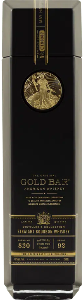 Gold Bar Black Double Cask Bourbon Whiskey 750ml