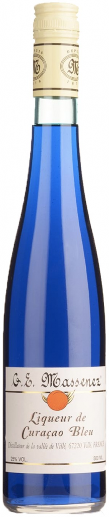 Massenez Blue Curacao Liqueur 500ml