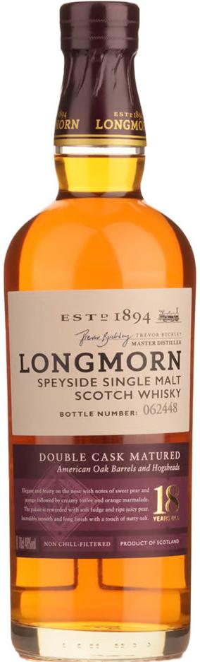 Longmorn 18 Year Old Single Malt Scotch Whisky 700ml