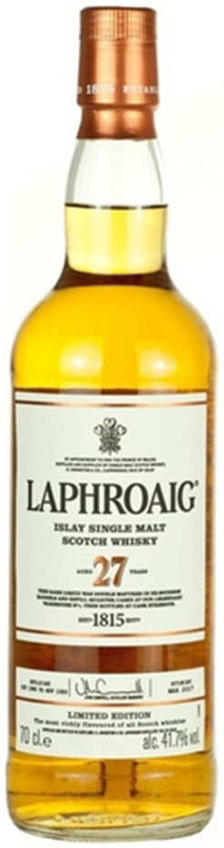Laphroaig 27 Year Old Cask Strength Malt Scotch Whisky 700ml