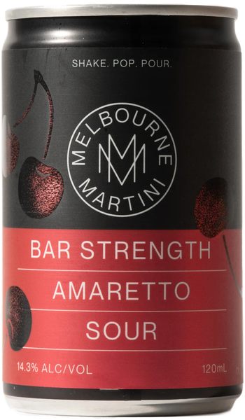 Melbourne Martini Bar Strength Amaretto Sour 120ml