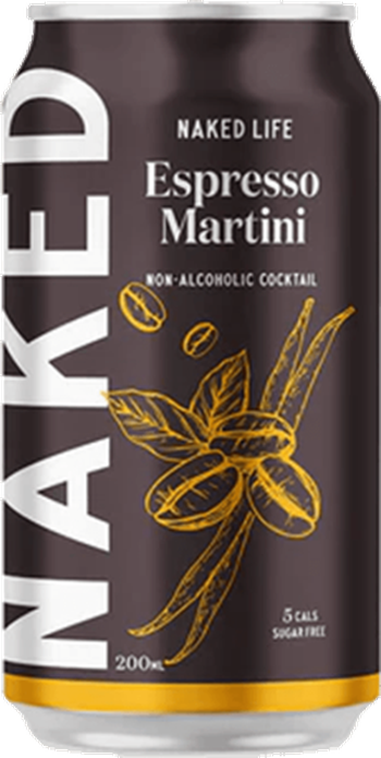 Naked Life Non Alcoholic Cocktail Espresso Martini 200ml