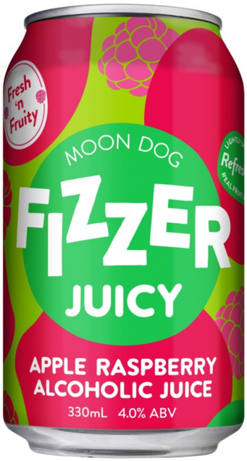 Moon Dog Fizzer Juicy Apple Raspberry 330ml