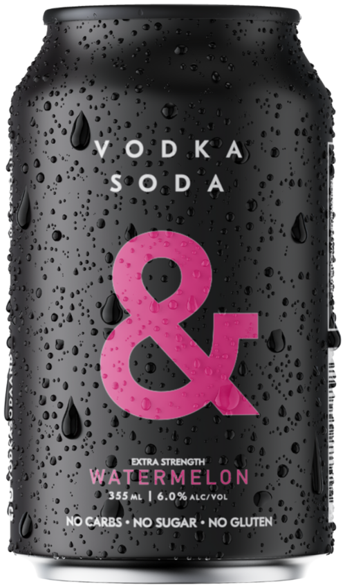 Ampersand Projects Vodka Soda & Watermelon 355ml