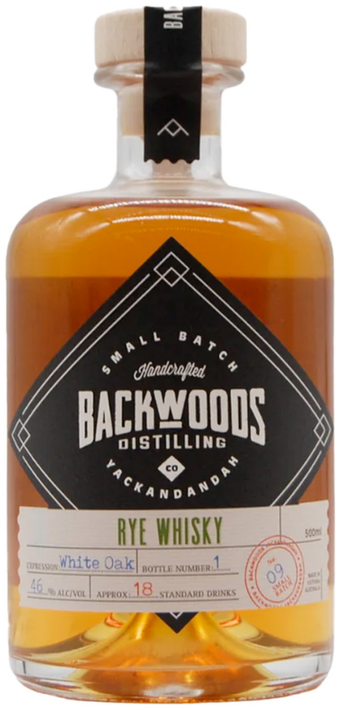 Backwoods Rye Batch 9 White Oak 500ml