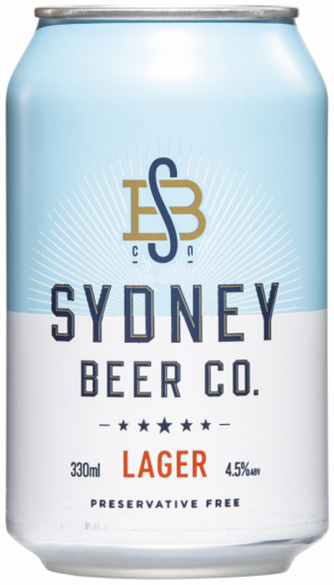 Sydney Beer Co. Lager 330ml