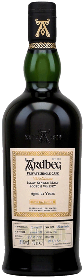 Ardbeg 21 Year Old Private Single Cask 1565 700ml