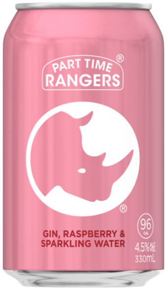 Part Time Rangers Pink Rhino 330ml