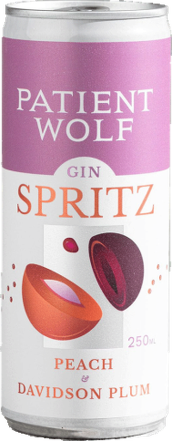 Patient Wolf Gin Spritz Peach & Davidson Plum 250ml