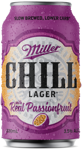 Miller Chill Passionfruit Can 330ml