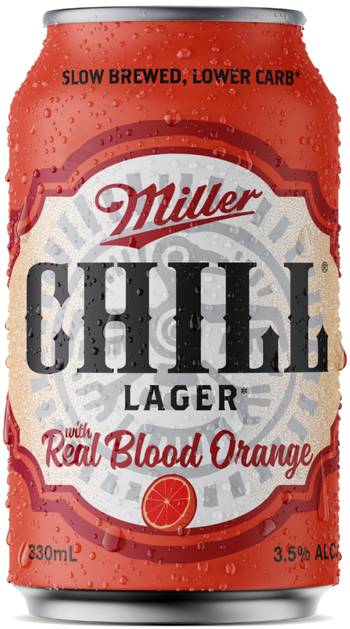 Miller Chill Blood Orange Can 330ml