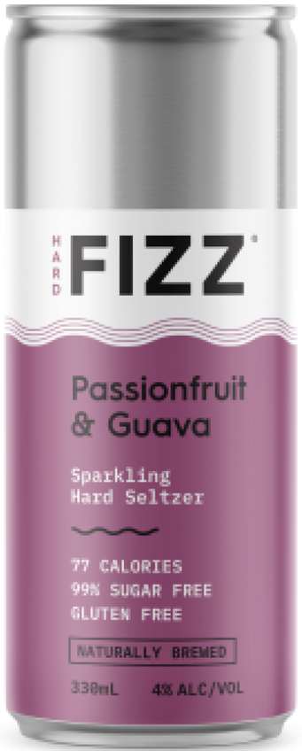 Hard Fizz Passionfruit & Guava Seltzer 330ml