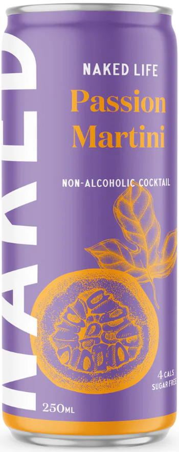 Naked Life Non-Alcoholic Cocktail Passion Martini 250ml