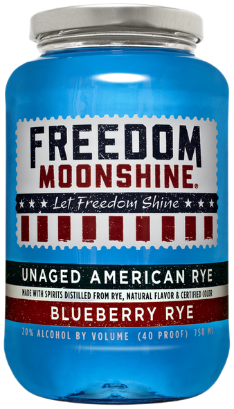Freedom Moonshine Blueberry Rye Moonshine 750ml