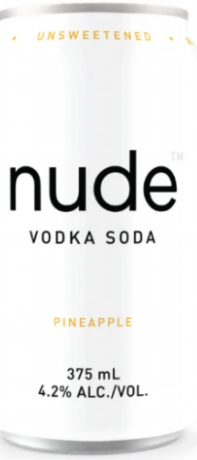Nude Vodka Soda Pineapple Seltzer 375ml