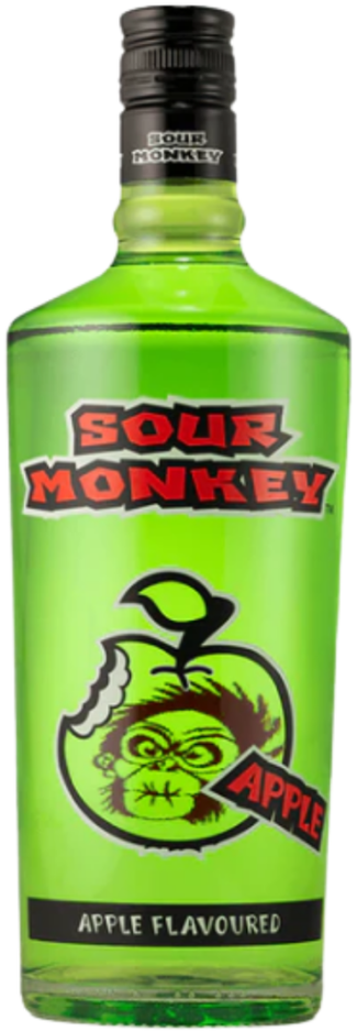 Sour Monkey Sour Apple Spirit Cooler 750ml