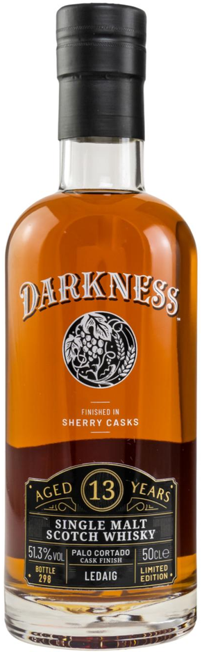 Darkness 13 Year Old Ledaig Palo Cortado Finish Peated Whisky 500ml