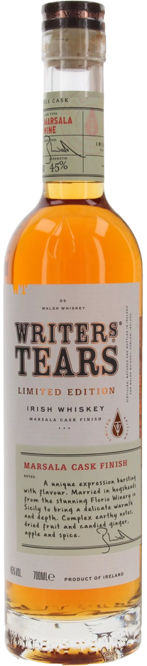 Writers Tears Marsala Single Cask Single Pot Still Whiskey 700ml