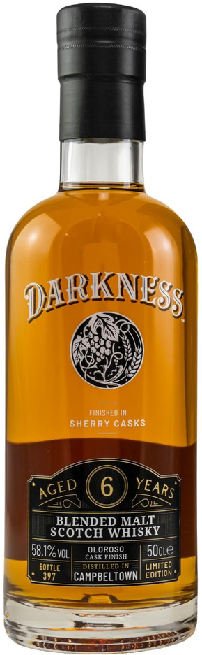Darkness 6 Year Old Campbeltown Oloroso Finish Blended Whisky 500ml