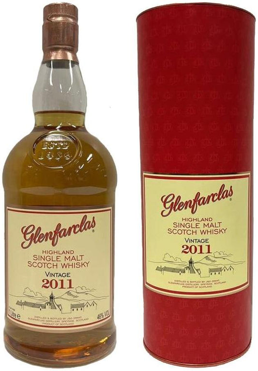 Glenfarclas Vintage 2011 Single Malt Scotch Whisky 1L